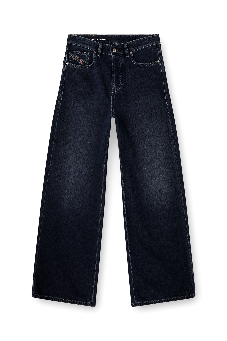 jeans da donna comodi blu scuro diesel 1996 d-sire