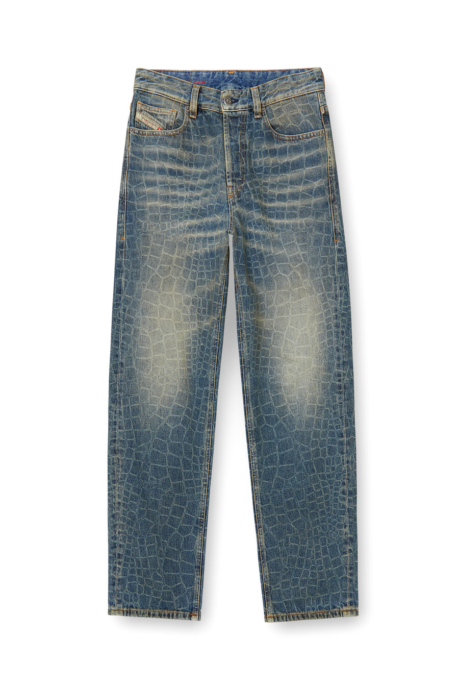 jeans da donna regolari blu scuro diesel 1988 d-ark