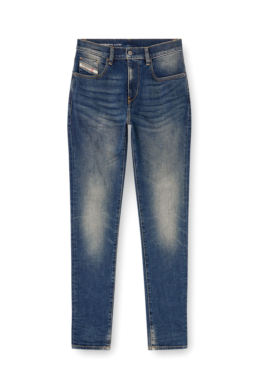 jeans slim da uomo blu scuro diesel 2019 d-strukt