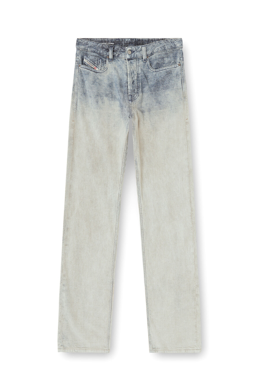 jeans da uomo rilassati blu medio diesel 1980 d-eeper