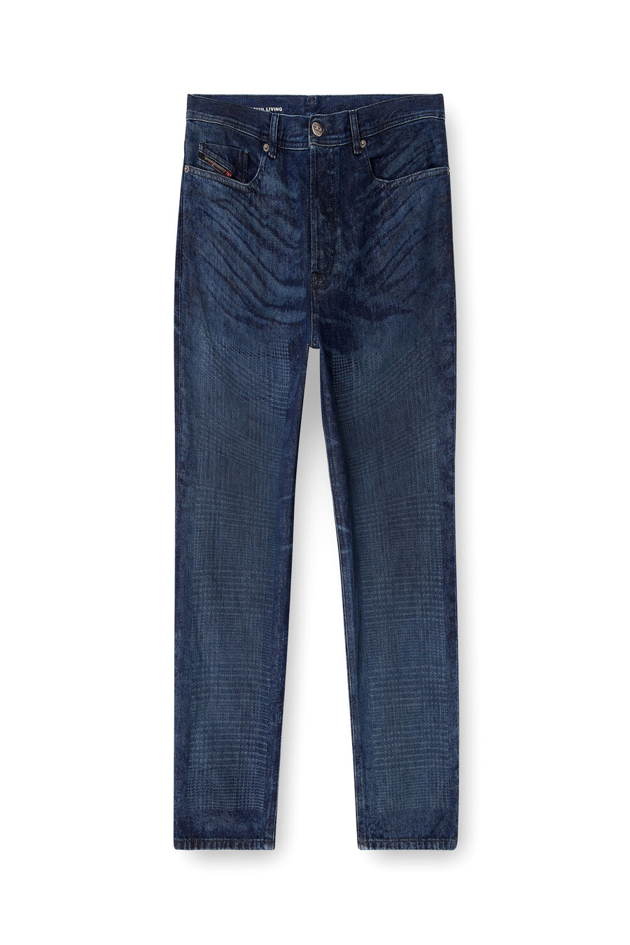 jeans da uomo regolari blu scuro diesel 2023 d-finitive