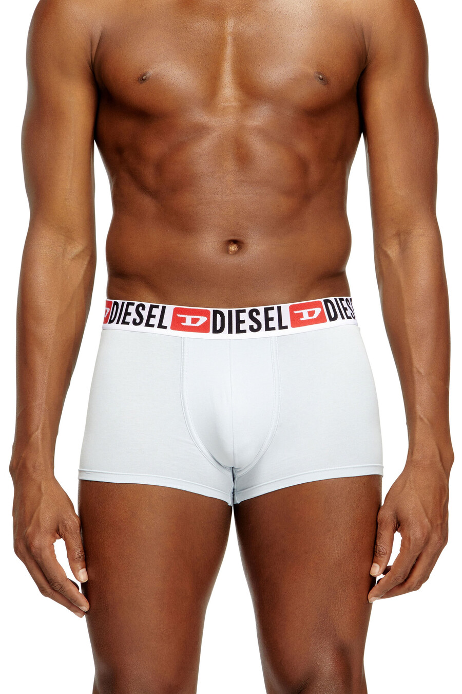 uomo confezione da tre boxer con logo all-over diesel