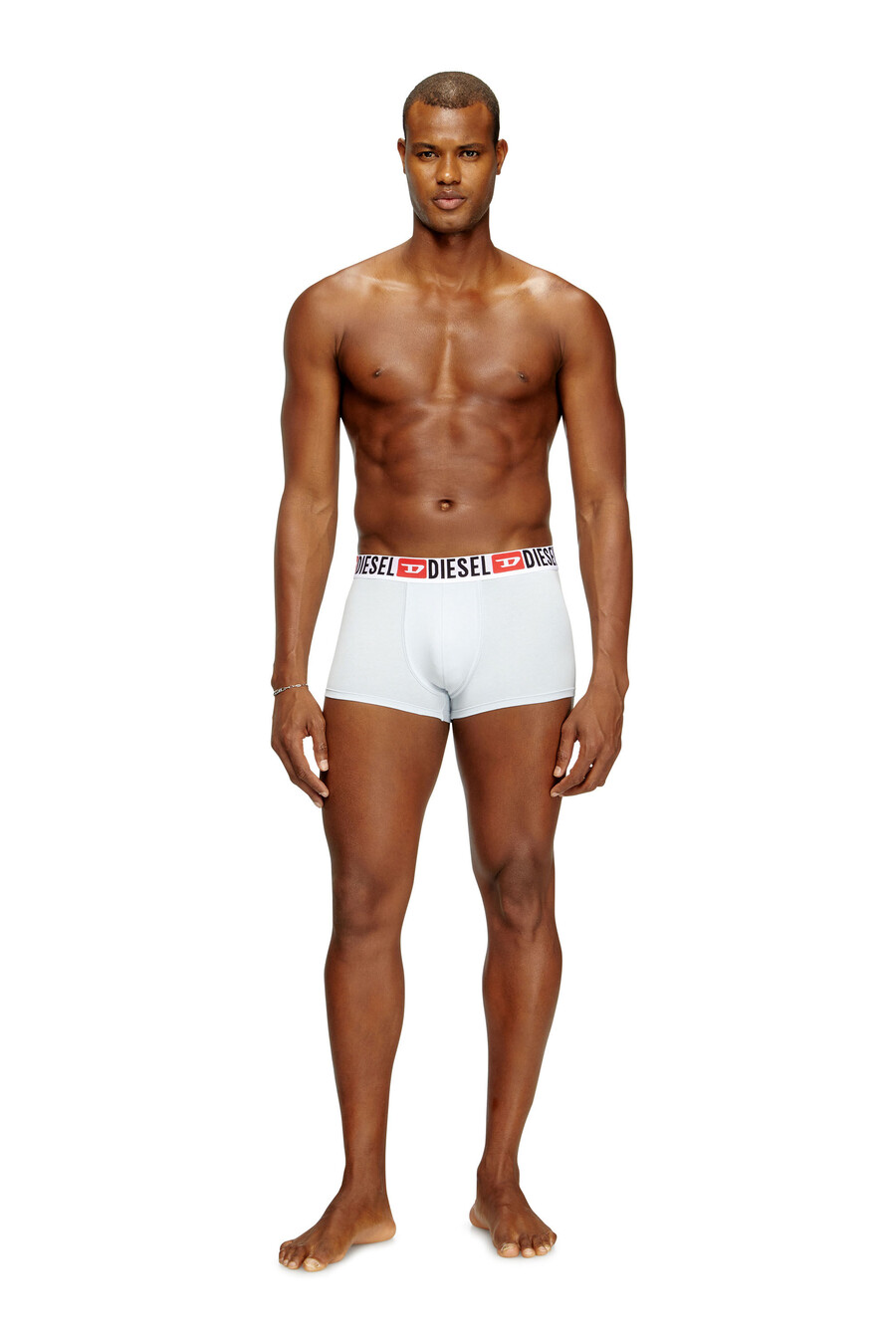 uomo confezione da tre boxer con logo all-over diesel