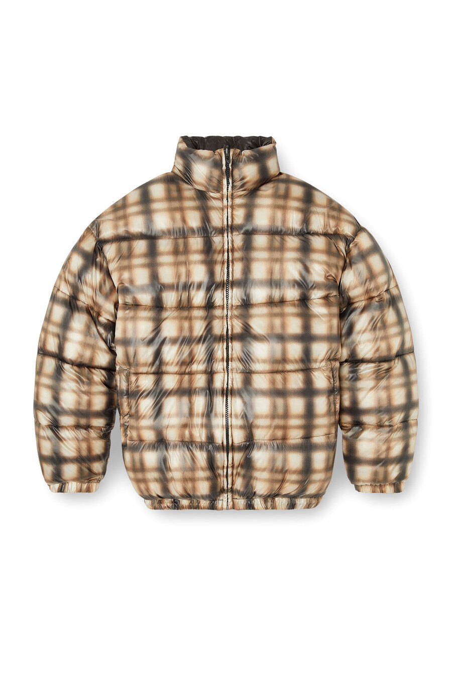 giubbotto bomber imbottito reversibile da uomo multicolore diesel