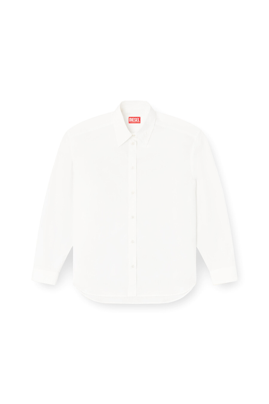 camicia da donna boyfriend con d ovale bianca diesel