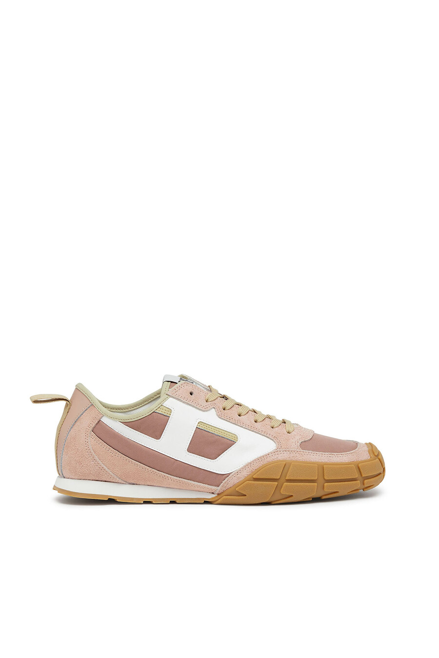 sneakers da donna s-pagodha in pelle camoscio e ripstop multicolore diesel